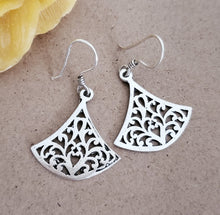 Load image into Gallery viewer, Moroccan Berber Filigree Sterling Silver Dangle Earrings

