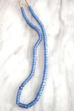Load image into Gallery viewer, Rare Long Strands of Antique Bohemian Russian Blues Beads from ,late 19th centuries ,African Trade Beads
