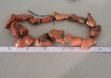 Load image into Gallery viewer, Antique Berber Red Coral Beads: Natural Branch, Morocco (80gr)
