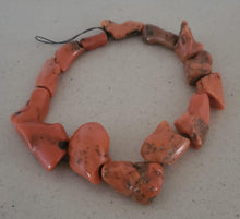 Load image into Gallery viewer, Antique Berber Red Coral Beads: Natural Branch, Morocco (80gr)
