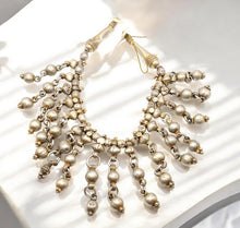 Load image into Gallery viewer, Antique Ethiopian Silver Fertility Bead Necklace: Tribal Jewelry
