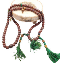 Load image into Gallery viewer, Antique Ethiopian Prayer Beads Tasbih: African Trade Beads, 24''
