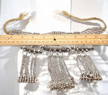 Load image into Gallery viewer, Antique Yemenite Silver Kirdan Necklace: Bedouin Islamic Jewelry
