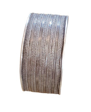 Load image into Gallery viewer, Antique Ethiopian Silver Cuff Bracelet: Tribal Boho Jewelry
