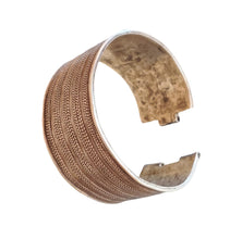 Load image into Gallery viewer, Antique Ethiopian Silver Cuff Bracelet: Tribal Boho Jewelry

