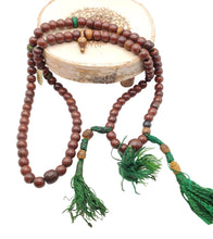 Load image into Gallery viewer, Antique Ethiopian Prayer Beads Tasbih: African Trade Beads, 24''
