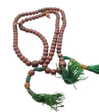 Load image into Gallery viewer, Antique Ethiopian Prayer Beads Tasbih: African Trade Beads, 24''
