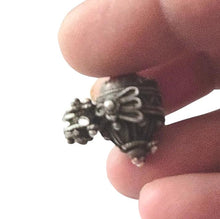 Load image into Gallery viewer, Antique Berber Coral Silver Pendant: Southern Morocco Ethnic Jewelry
