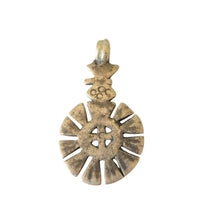 Load image into Gallery viewer, Antique Ethiopian Silver Christian Pendant: Handmade Coptic Cross
