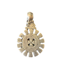 Load image into Gallery viewer, Antique Ethiopian Silver Christian Pendant: Handmade Coptic Cross
