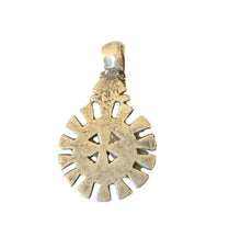Load image into Gallery viewer, Antique Ethiopian Silver Christian Pendant: Handmade Coptic Cross
