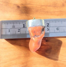 Load image into Gallery viewer, Antique Berber Coral Pendant: Sterling Silver, Southern Morocco
