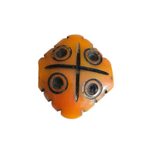 Load image into Gallery viewer, Antique Moroccan Simulated Amber Bead: Ethnic Tribal Jewelry
