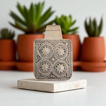 Load image into Gallery viewer, Antique Berber Pendant: Moroccan Silver Enamel Amulet, Tribal Jewelry
