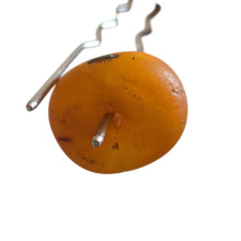 Load image into Gallery viewer, Antique Moroccan Amber Bead: Genuine Berber Jewelry Supply
