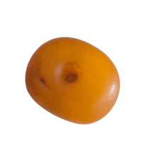 Load image into Gallery viewer, Antique Moroccan Amber Bead: Genuine Berber Jewelry Supply
