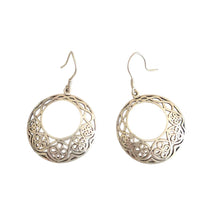 Load image into Gallery viewer, Moroccan Berber Sterling Silver Dangle Earrings: 925 Filigree Jewelry
