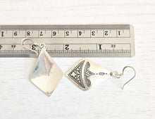 Load image into Gallery viewer, Berber Sterling Silver Dangle Earrings: Moroccan Filigree Jewelry
