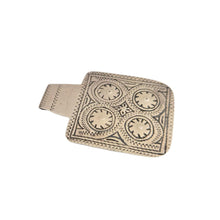 Load image into Gallery viewer, Antique Berber Pendant: Moroccan Silver Enamel Amulet, Tribal Jewelry
