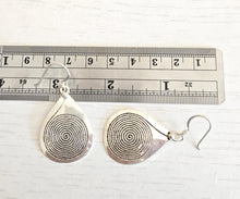 Load image into Gallery viewer, Moroccan Berber Filigree Sterling Silver Dangle Earrings silver 925,Berber Jewelry,sliver Earrings,Dangle &amp; Drop
