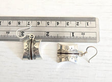 Load image into Gallery viewer, Moroccan Berber Sterling Silver Dangle Earrings: Filigree 925 Jewelry
