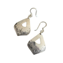 Load image into Gallery viewer, Berber Sterling Silver Dangle Earrings: Moroccan Filigree Jewelry
