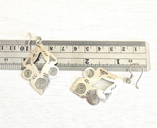 Load image into Gallery viewer, Moroccan Berber Sterling Silver Dangle Earrings: Filigree 925
