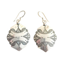 Load image into Gallery viewer, Berber Sterling Silver Dangle Earrings: Moroccan Filigree Jewelry
