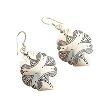Load image into Gallery viewer, Berber Sterling Silver Dangle Earrings: Moroccan Filigree Jewelry

