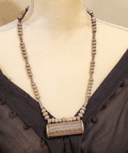 Load image into Gallery viewer, Old Ethiopian Telsum Silver amulet Beads Necklace,Ethiopian necklace,Hand Crafted, Ethiopian Telsum,african Silver, ethiopian jewelry
