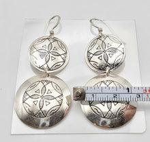 Load image into Gallery viewer, Moroccan Berber Filigree Sterling Silver Dangle Earrings silver 925,Berber Jewelry,sliver Earrings,Dangle &amp; Drop
