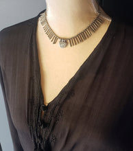 Load image into Gallery viewer, Old Ethiopian Telsum Silver Phallic Pendants Necklace,Ethiopian necklace,Hand Crafted, Ethiopian Telsum,african Silver, ethiopian jewelry
