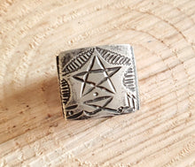 Load image into Gallery viewer, Talismanic Berber Silver Ring size 8.5 tribal jewelry,Moroccan jewelry Hand Crafted ,Silver,Ethnic Jewelry,Tribal Jewelry
