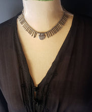 Load image into Gallery viewer, Old Ethiopian Telsum Silver Phallic Pendants Necklace,Ethiopian necklace,Hand Crafted, Ethiopian Telsum,african Silver, ethiopian jewelry
