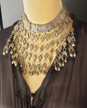 Load image into Gallery viewer, Antique Bawsani Silver granulated Dangled Beads Necklace circa 1910s,Hand Crafted Silver,Pendants Necklace,Ethnic Jewelry,Tribal Jewelry
