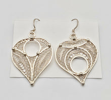 Load image into Gallery viewer, Moroccan Berber Filigree Sterling Silver Dangle Earrings silver 925,Berber Jewelry,sliver Earrings,Dangle &amp; Drop Earrings,
