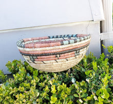 Load image into Gallery viewer, Ethiopian decorative basket handwoven basket large basket, African Art, Décor Baskets,bread basket,Ethiopian Basket
