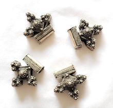 Load image into Gallery viewer, Moroccan Berber Old Silver Cross Pendant, Berber Amulet,Berber Talisman,Berber Jewelry,African Jewelry,Moroccan Jewelry,Berber Ethnic,
