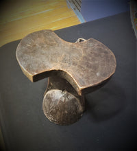 Load image into Gallery viewer, Antique Ethiopian Tribal Hand carved Headrest African Art Decor,African ,Art Décor,Home Décor, religious art
