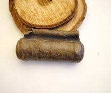 Load image into Gallery viewer, 1 Old Ethiopian Leather Healing Scroll Protection Amulet large size Kitabe,religious pendant,Ethiopian Amulet,Leather,Manuscripts Scroll
