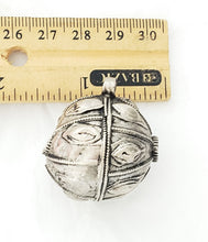 Load image into Gallery viewer, Old silver hallmarked beads from Yemen circa 1910s,Hand Crafted Silver,Ethnic Jewelry,Tribal Jewelry,
