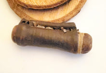 Load image into Gallery viewer, 1 Old Ethiopian Leather Healing Scroll Protection Amulet large size Kitabe,religious pendant,Ethiopian Amulet,Leather,Manuscripts Scroll
