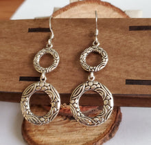Load image into Gallery viewer, Moroccan Berber Sterling Silver Dangle Earrings silver 925,Berber Jewelry,sliver Earrings,Dangle &amp; Drop Earrings,
