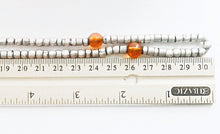 Load image into Gallery viewer, Antique Ethiopian strand of medium Heishi Silver Beads,African Necklace,Tribal Jewelry,Royal Jewels,Ethiopian necklace
