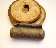 Load image into Gallery viewer, 1 Old Ethiopian Leather Healing Scroll Protection Amulet large size Kitabe,religious pendant,Ethiopian Amulet,Leather,Manuscripts Scroll
