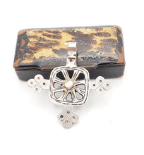Load image into Gallery viewer, Ethiopian Christian 925 silver Coptic cross pendant ,silver cross, religious cross, Ethiopian Cross, Coptic Cross, ethiopian Silver
