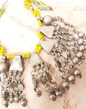 Load image into Gallery viewer, Antique Ethiopian silver wedding granulate fillegrain Argobba necklace 20th,African Necklace,Tribal Jewelry,Royal Jewels,Ethiopian necklace
