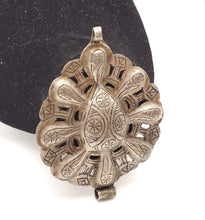 Load image into Gallery viewer, Antique Moroccan handmade Silver Berber PendantHand Crafted Silver,Pendants Necklace,Ethnic Jewelry,Tribal Jewelry
