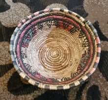 Load image into Gallery viewer, Ethiopian decorative basket handwoven basket large basket, African Art, Décor Baskets,bread basket,Ethiopian Basket
