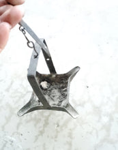 Load image into Gallery viewer, Moroccan Islamic ancient hanging oil lamp, AFRICA OIL LAMP,Ancient Artifacts,Ceramic Oil Lamp, Moroccan home decor, ancient lamp
